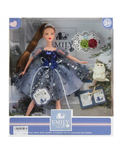 Кукла  "Emily" QJ089C с аксессуарами, р-р куклы - 29 см, в кор. 25,8*6,5*32,5см