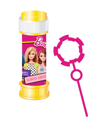 Мыльные пузыри KC-0073 Barbie цена за 1шт, по 36 шт в коробке, 60 мл, р-р упаковки – 23.5*24*11.5 см