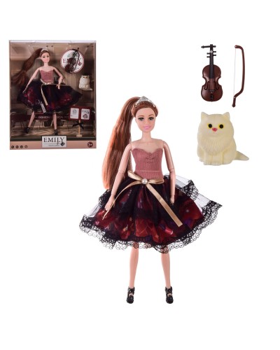 Кукла "Emily" QJ100 с аксессуарами, в кор. – 28.5*6.5*36 см, р-р игрушки – 29 см