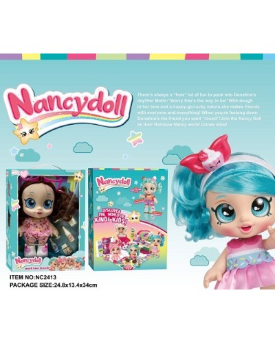 Игровой набор NANCY DOLLS NC2414 кукла Peppa-Mint Kids+пироженки в компл, 28см в кор 24,8*3