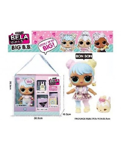 Игровой набор Bela Dolls BL1179 кукла с аксессуарами, в кор. 30,5*16,5*36,5 см