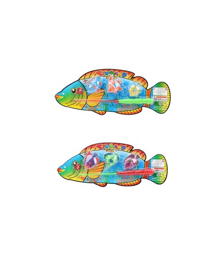 Рыбалка 555-20AB 2 вида микс, удочка,рыбки,на планшетке 43 см