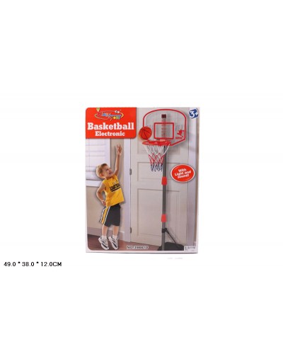 Баскетбольный набор BB111(39881D) стойка, табло со светом,мяч с насосом в комплекте,в кор., 49*38*12