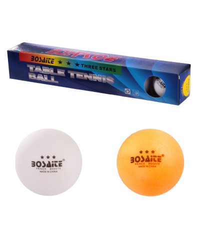 Теннисные мячики  E33343 6 шт в коробке – 4*4*24 см, р-р игрушки – 40 мм (цена за кор)