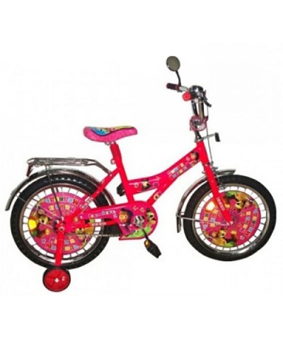 Велосипед 2-х колес 20" 132012 со звонком, зеркалом, вставками в колесах, арт. 132012 (шт.)