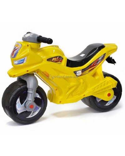 Мотоцикл 2-х колёсный с сигналом (лимонный), арт. 501в.3 ЛИМ, Орион