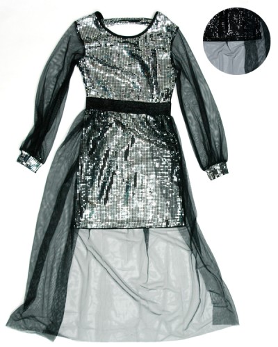 Модное вечернее платье сеточка для девочки (8-16 лет) на рост 152, 164, 140, 146, 158